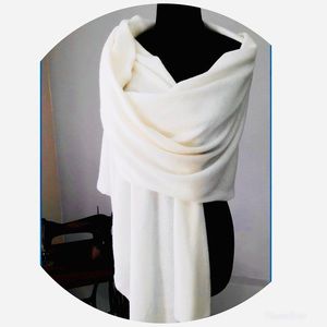 Angora Cream Shawl